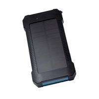 SZDoBetter 20000mAH Outdoor Portable Solar Power Bank with wirless charger 3 solar panel