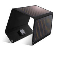 Thin Light Portable Outdoor Camping 21W Sunpower Solar Panel Charger