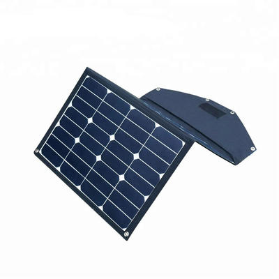 Foldable Portable Sunpower Outdoor 80W Solar Charger Panel for Camping