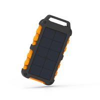 Outdoor Travel Portable 10000mah Solar Power Charger Power Bank Batter Charger